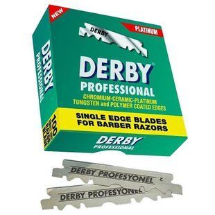 Леза для небезпечних бритв половинками Professional 100шт Derby 40 10305017 фото