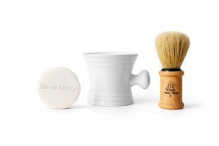 Набір для гоління (чаша + помазок + мило) The Shave Factory 435 11001024 фото