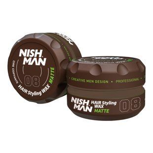 Матова помада для укладання волосся Matte 08 Nishman 30 мл 10704106 фото